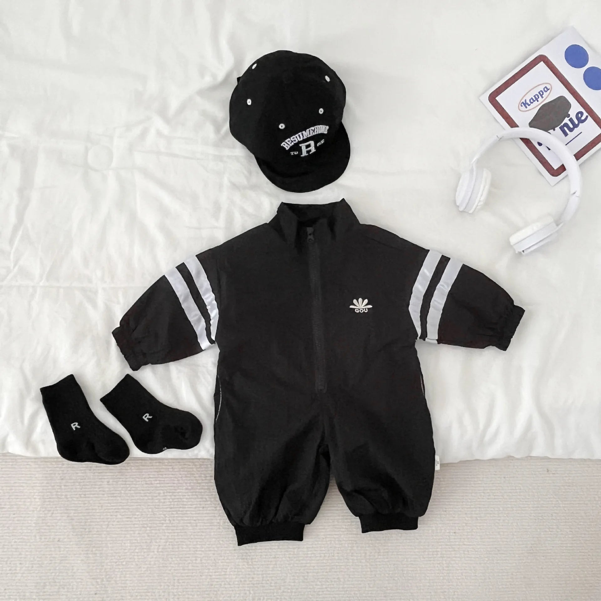 Korean Baby Boys Overalls Cotton Long Sleeve