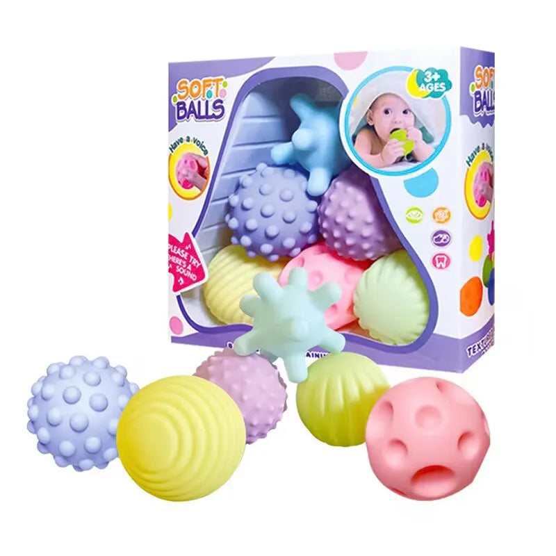 6 PCS Baby Toys Sensory Balls For Infant Massage Ball