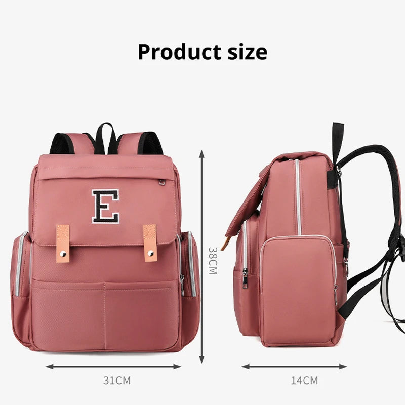 Mommy Bag With Diaper Pad, Multifunctional