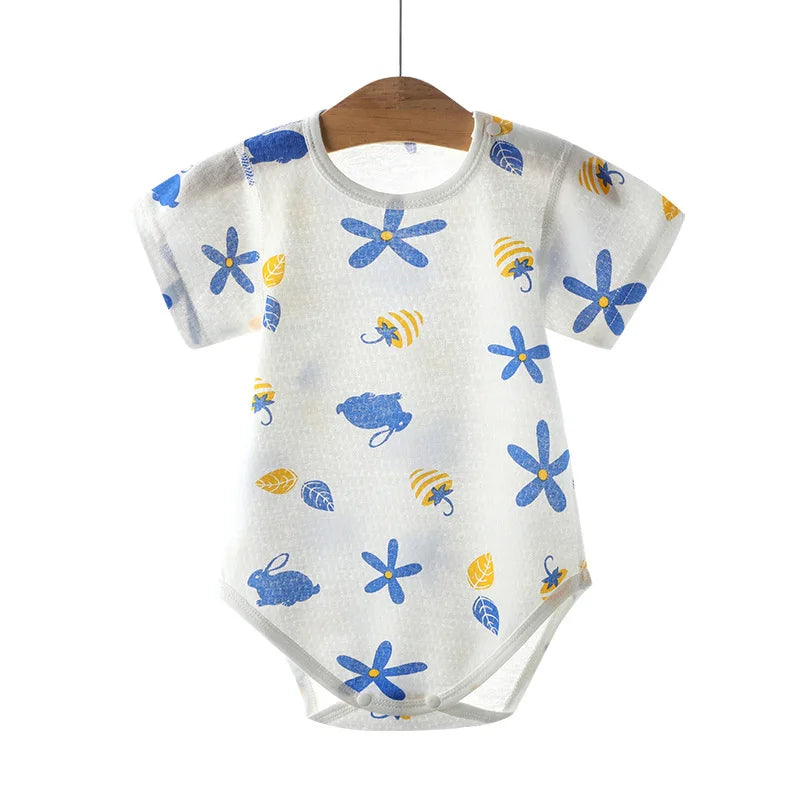 High Quality Newborn Pajamas Baby Summer Rompers 100% Cotton