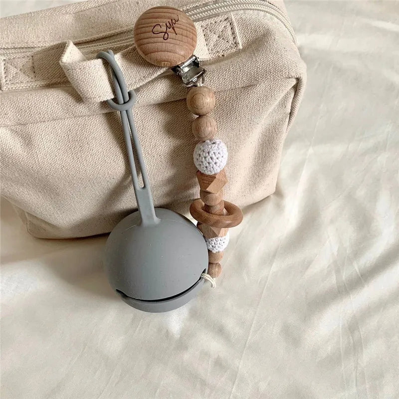 Baby Pacifier Holder Portable Container Case Silicone
