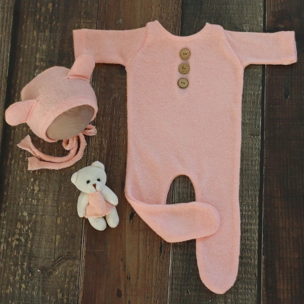 Baby Cotton Knitted Set Clothing Props For Photography Newborn