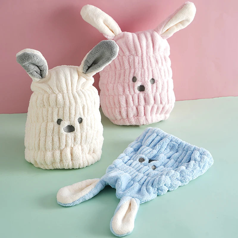 Quick-Drying Towel Baby and Infant Cartoon Shampoo Shower Cap