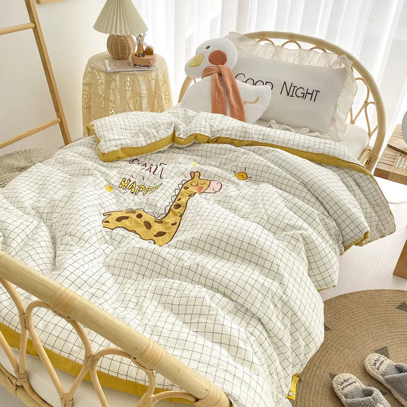 120x150cm 150x200cm Baby Spring Summer Lightweight Sleeping Blanket Autumn Winter Kids Cute Cartoons Pure Cotton Bedding Quilts
