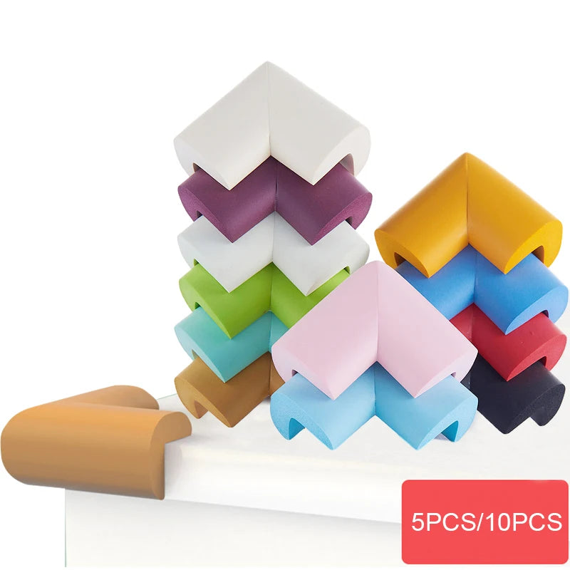 5/10Pcs Baby Safety Corner Home Soft Edge Corners Toddle Infant Safety Protection Furniture Protector Table Guards Cover