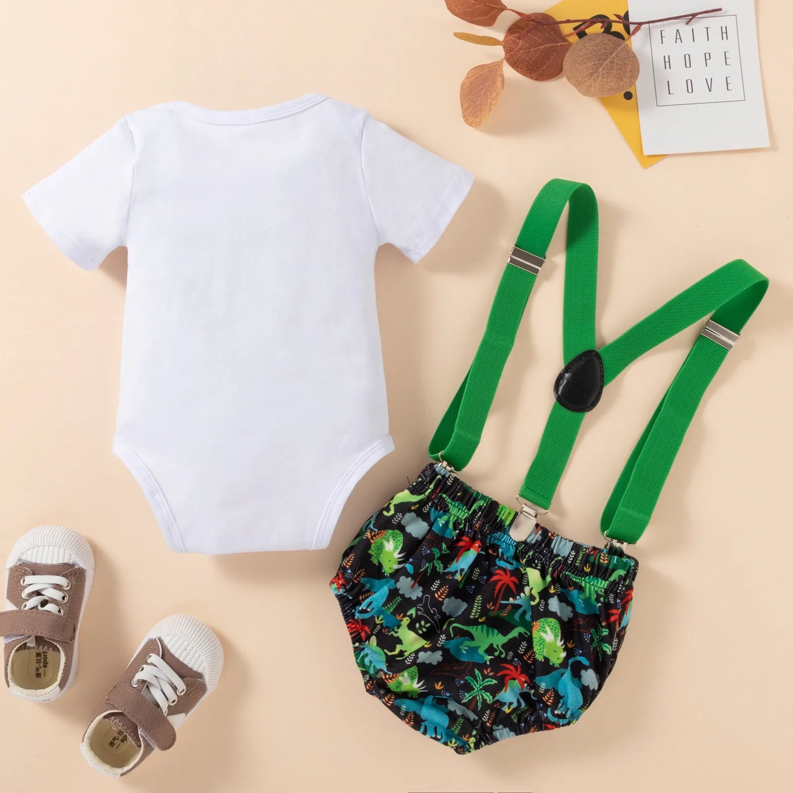 1 Year Birthday Infant Baby Clothes Short Sleeve Bodysuit