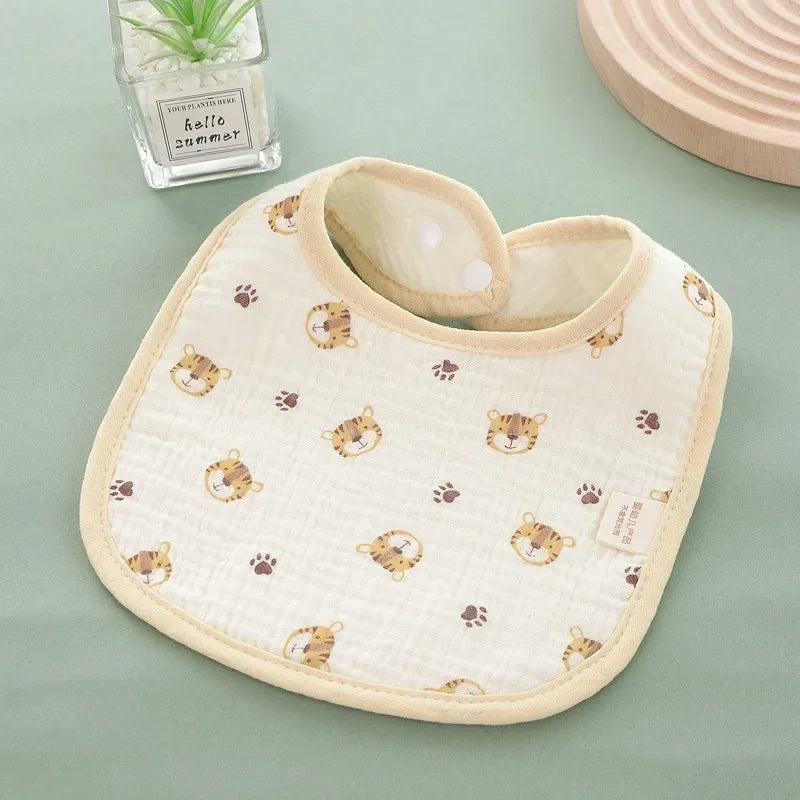 6 Layer Cotton Baby Saliva Towel