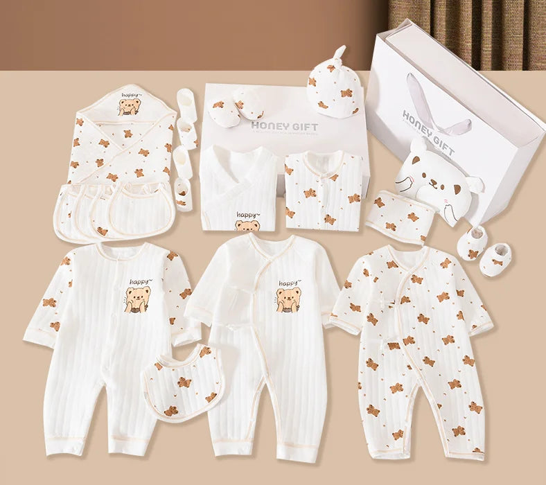 Newborn Baby Clothing Set 20/22/26 pieces/0-6 Months 100% Cotton