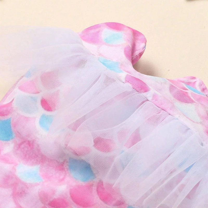 1 Set Baby Studio Photo Shooting Clothes Little Girls Mermaid Costume Flower Headband Kit Newborn Photography Props Accessories