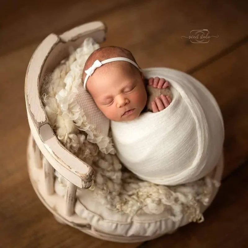 Newborn Photography Props Wooden Chair Old-fashioned Chair