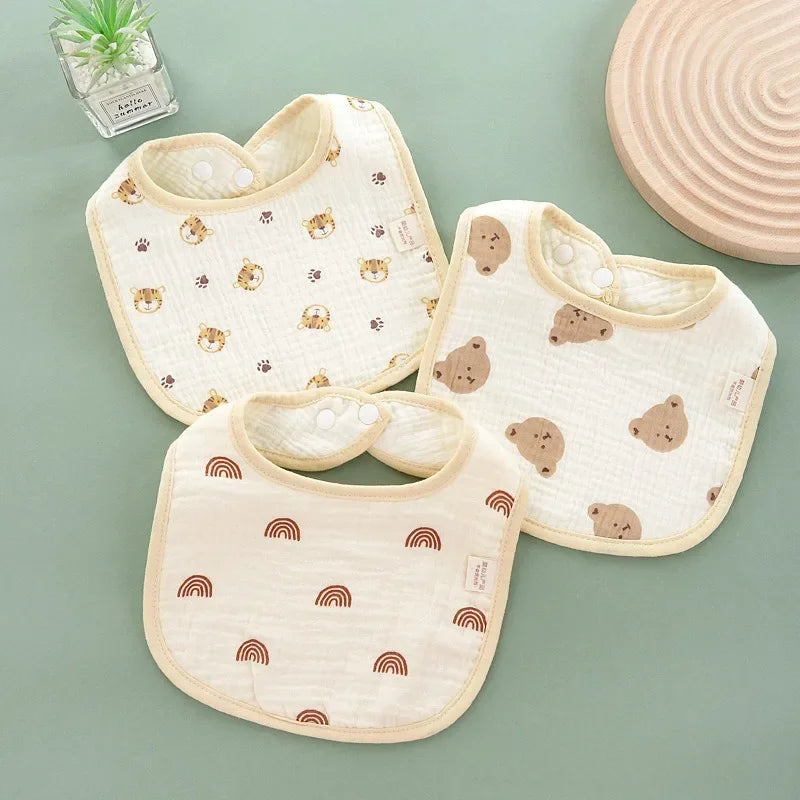 6 Layer Cotton Baby Saliva Towel