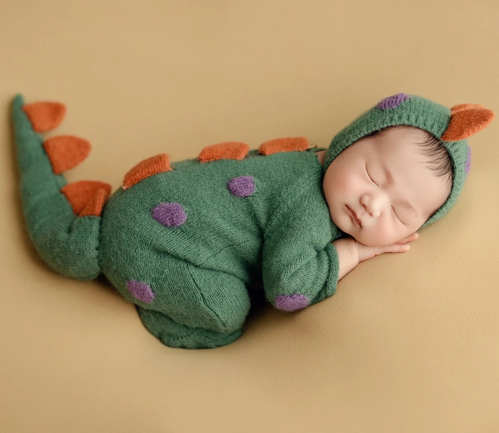 Newborn Dianosaur Costume Baby Photography Props