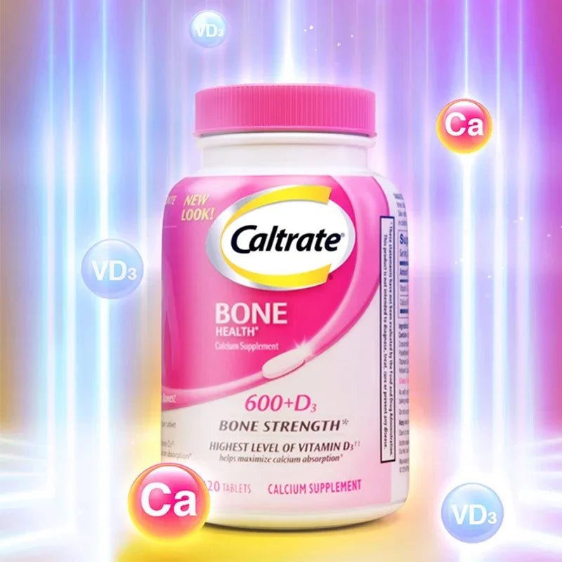 1 Bottle Calcium Carbonate D3 Youth Calcium Tablet Vitamin D Young Men and Women Health Food