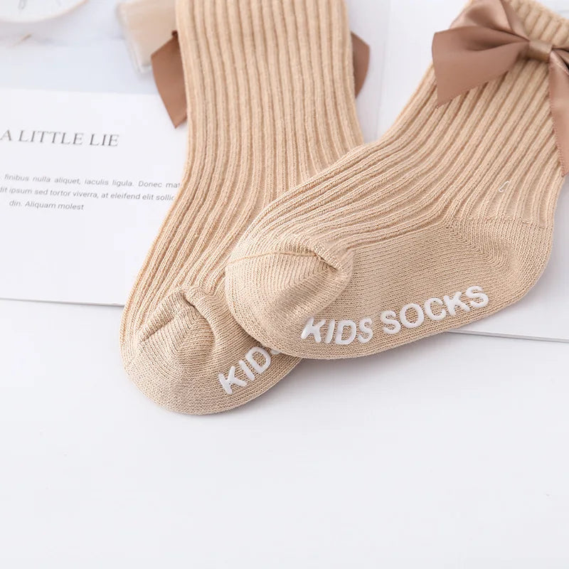 Baby Accessories Newborn Big Bow Floor Socks