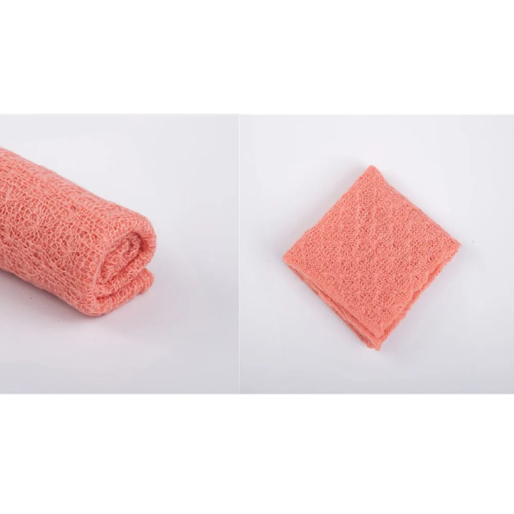 Newborn Knit Mohair Photo Shoot Prop Blanket Wraps
