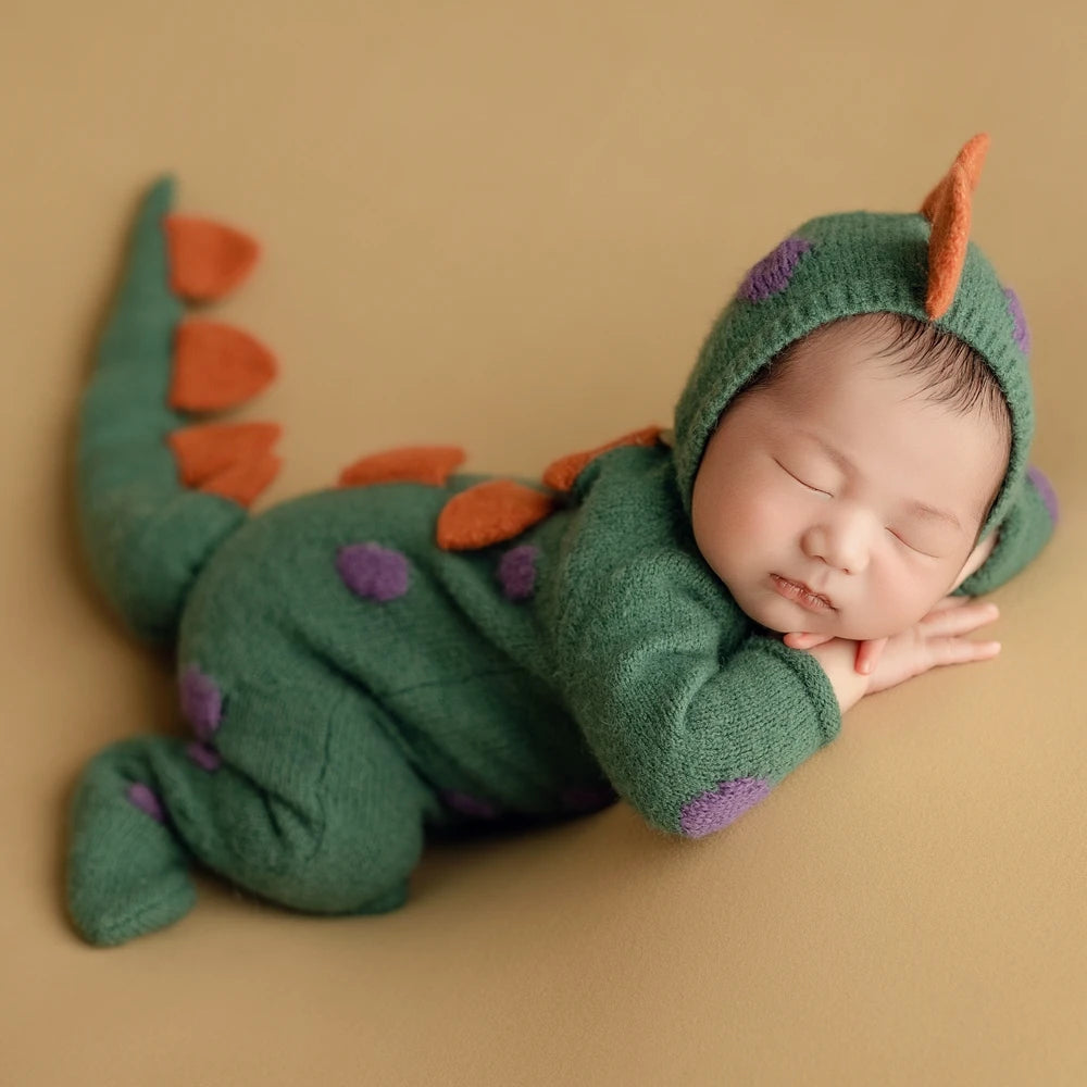Newborn Dianosaur Costume Baby Photography Props