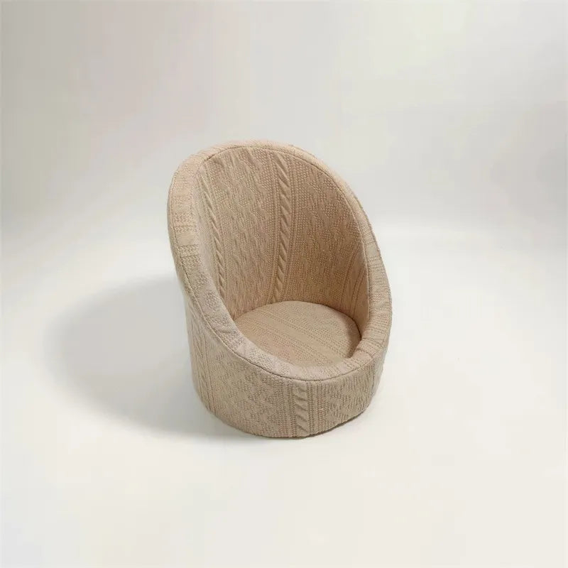 Lace Round Sofa Chair Auxiliary Posing Props