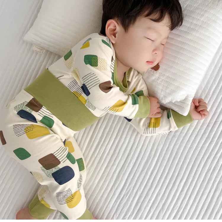 100% Cotton Autumn Winter Clothing Baby Thermal Underwear