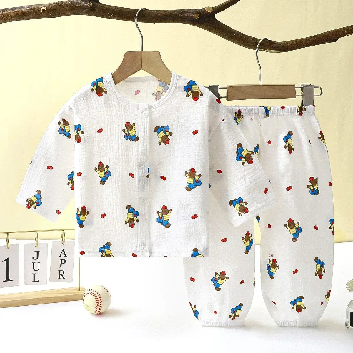 Toddler Spring Clothing Set Baby Sleepwear Outfits