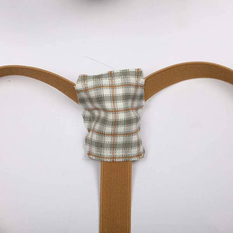 4Pcs Newborn Baby Photography Clothing Set Fashion Plaid Inafnt Girls Boys Photography Props Baby Souvenirs Newborn Props