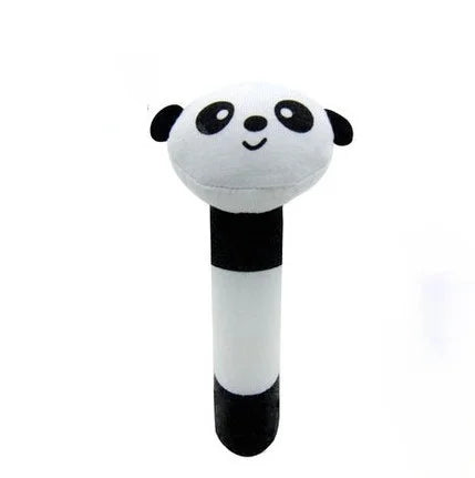 Colourful Animal Rattle Plush Stuffed Handbell Baby Soft Rattle Toys