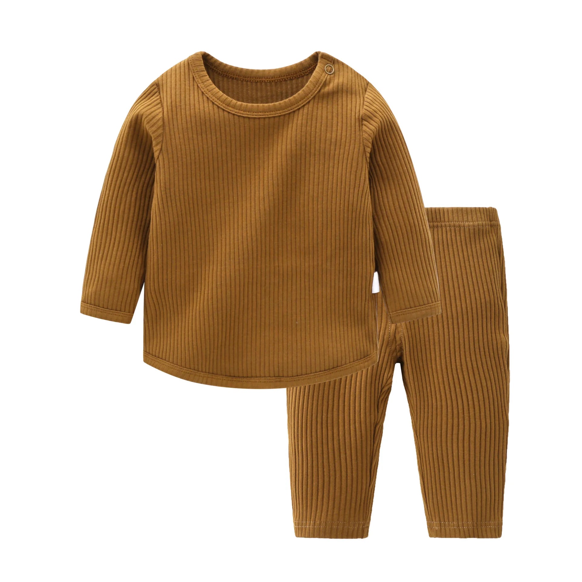 New Baby Soft Cotton Underwear Solid Long Sleeves 6-24Month