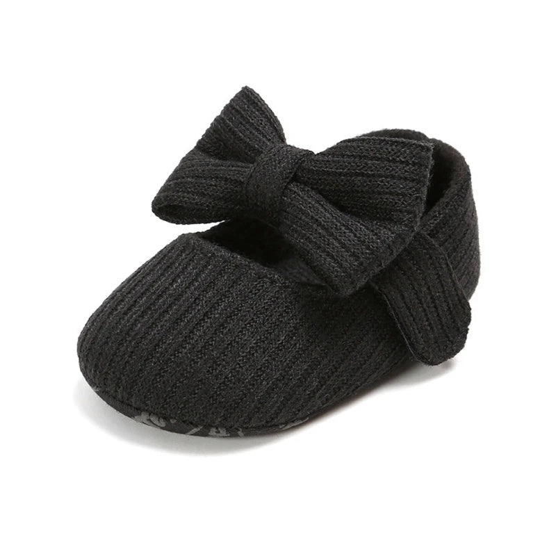 Baby Girl Princess Shoes Anti-Slip Bow Sneakers 0-18 Months