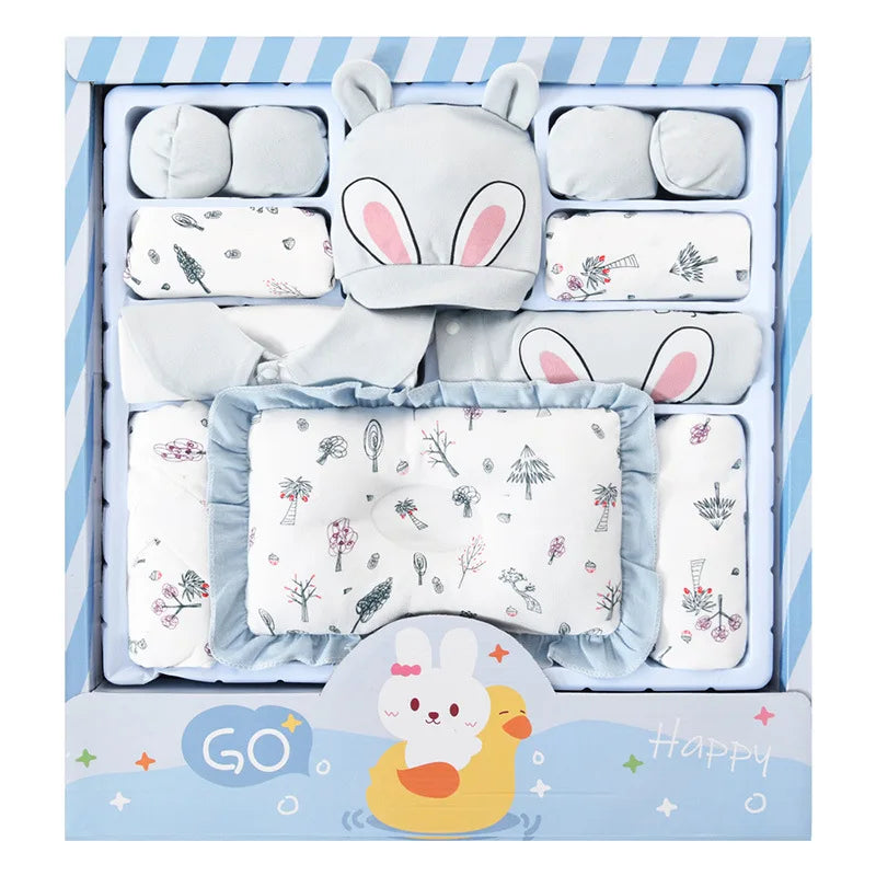 24 Pieces Newborn Baby Bodysuits Gifts Set Layette Set 0-6 Months