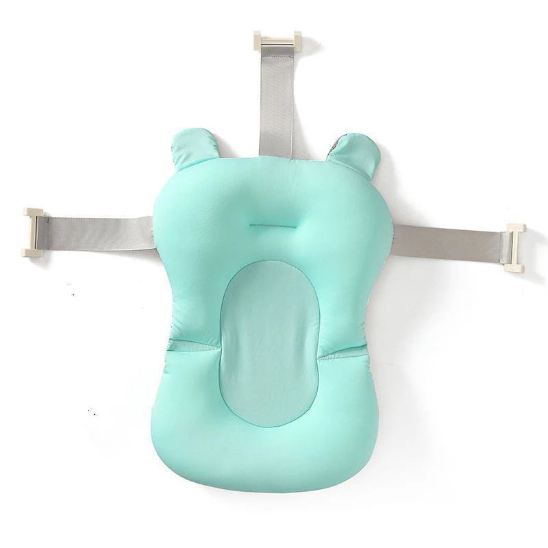 Baby Bath Seat Support Mat Foldable Baby Bath Tub Pad & Chair