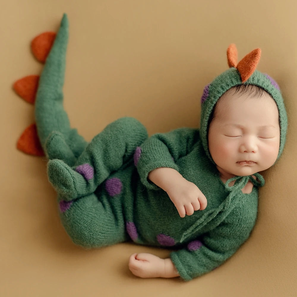 Newborn Dianosaur Costume Baby Photography Props