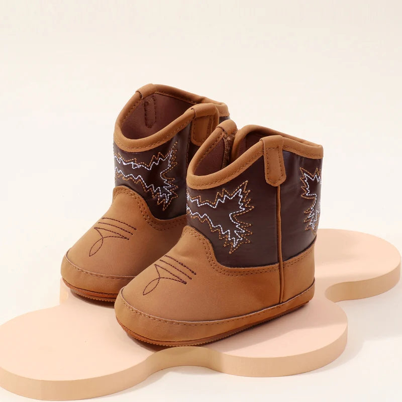 Baby Little Boots Soft PU and Cotton High Quality 2024 New Style