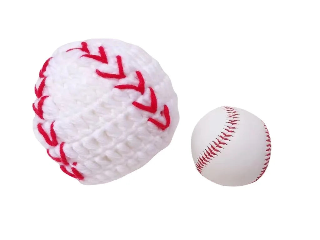 Newborn Photography Prop Accessories Baseball Knitted Hat
