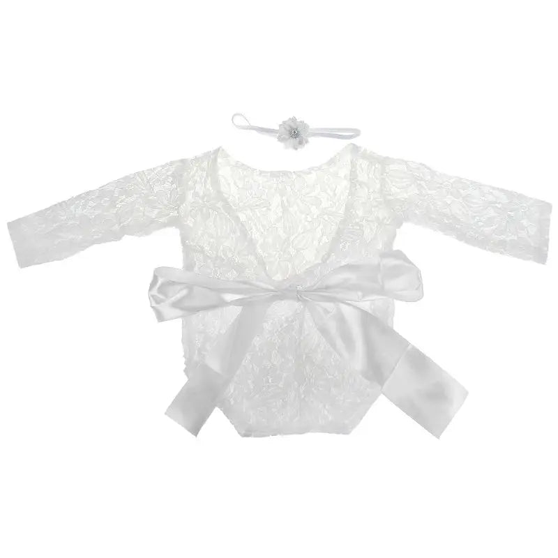 Knitting Mohair Photography Props Baby Outfits with Headwear