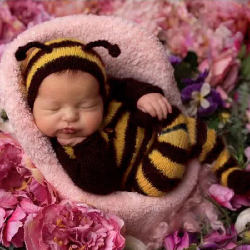 Knitted Bee Clothing Studio Baby Photo