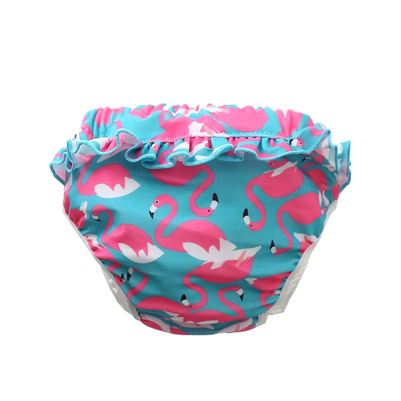 Baby Cloth Diaper Cartoon Print Nappy Training Pants Water Proof