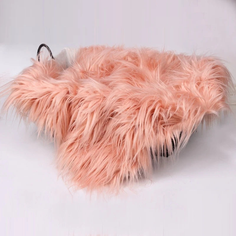 Newborn Baby Infant Photo Blanket Fake Fur Rug Blankets