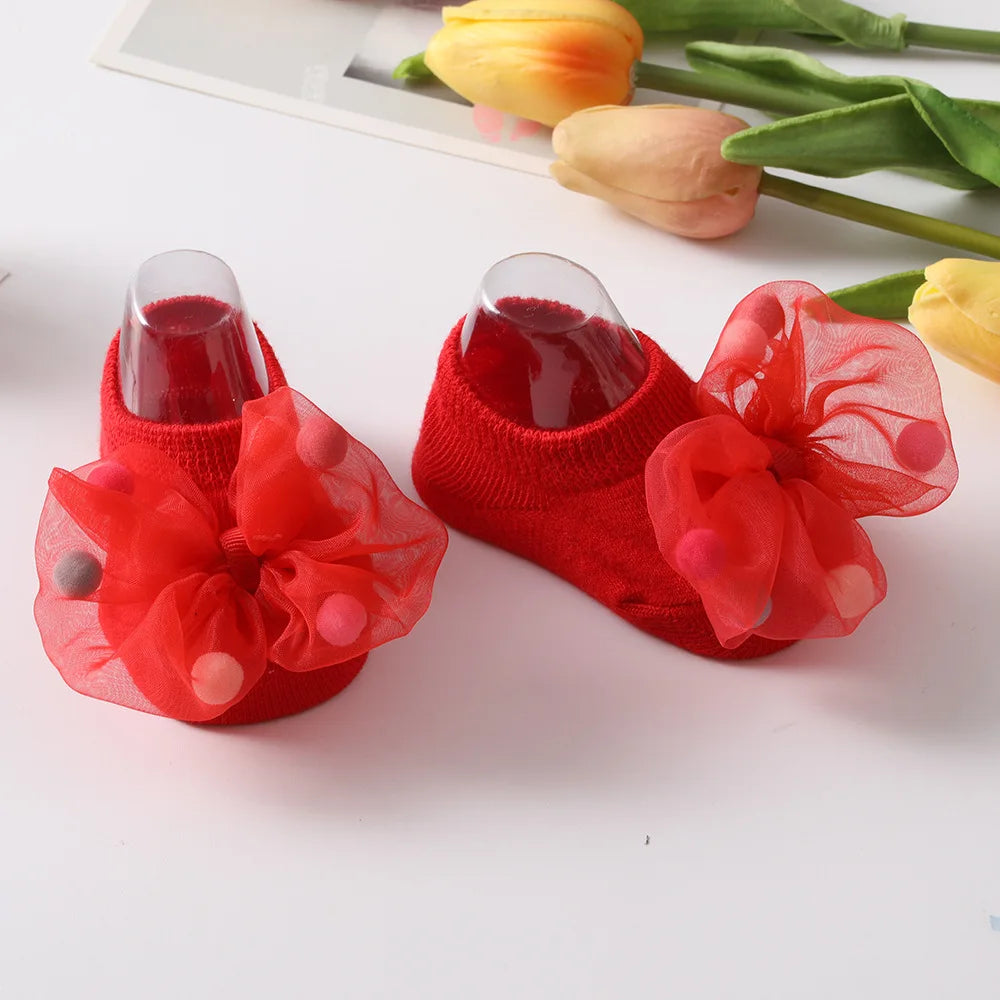 Pink Baby Lace Infant Socks Accesories