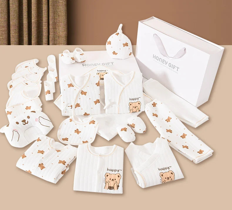 Newborn Baby Clothing Set 20/22/26 pieces/0-6 Months 100% Cotton
