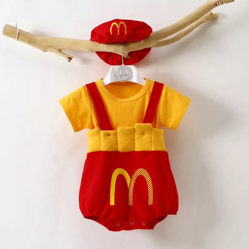 Baby Cotton Custom T-shirt French Fries Style