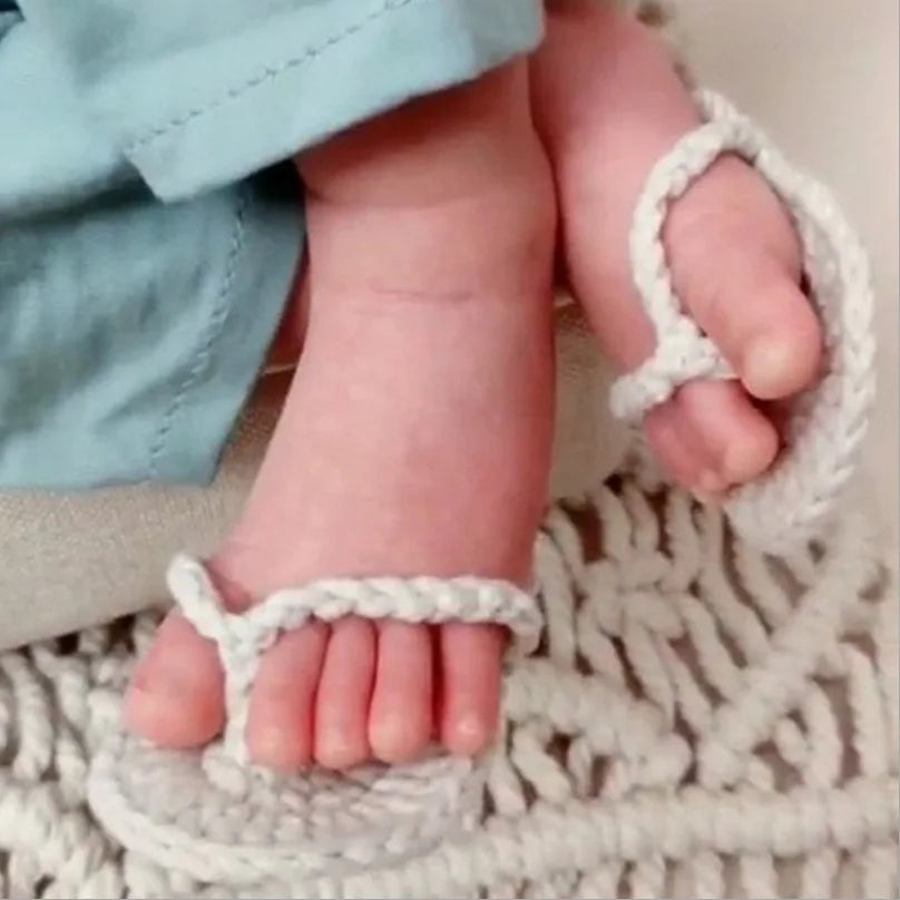 2023 Newborn bathrobe photography props,baby handmade cotton slipper photo shoot accessories