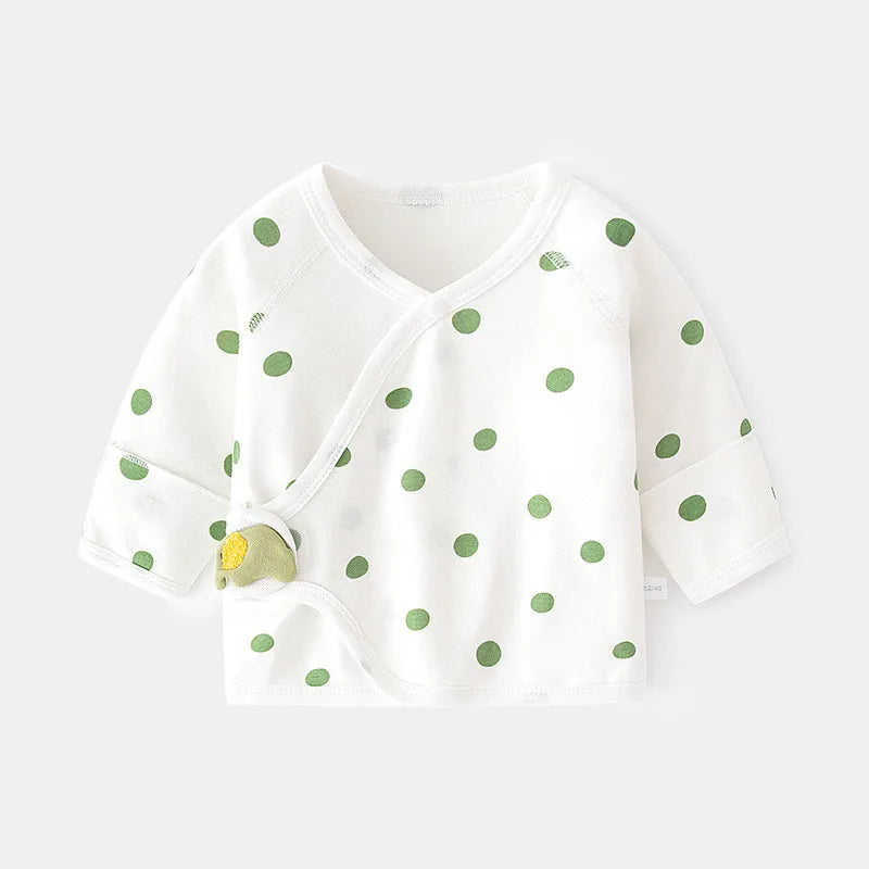 Newborn clothes baby underwear boneless pure cotton tops