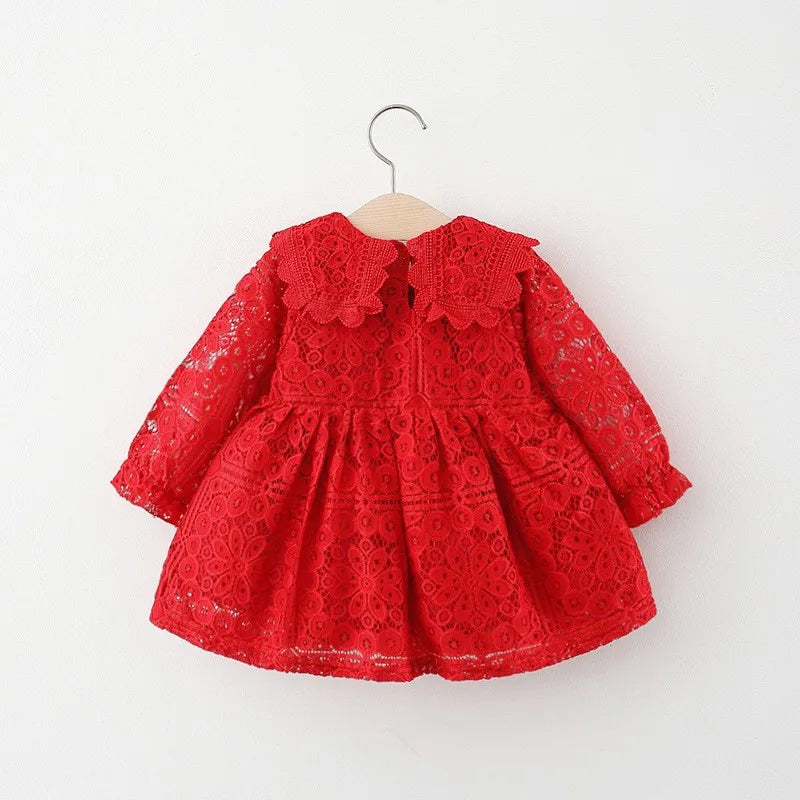 Hollow Lace Dress for Baby Girls Princess