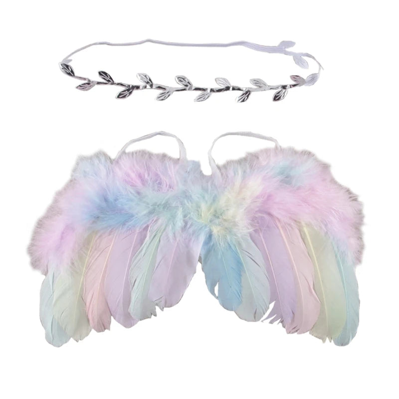 Baby Angel Wing with Headband Photo Shooting Accessories