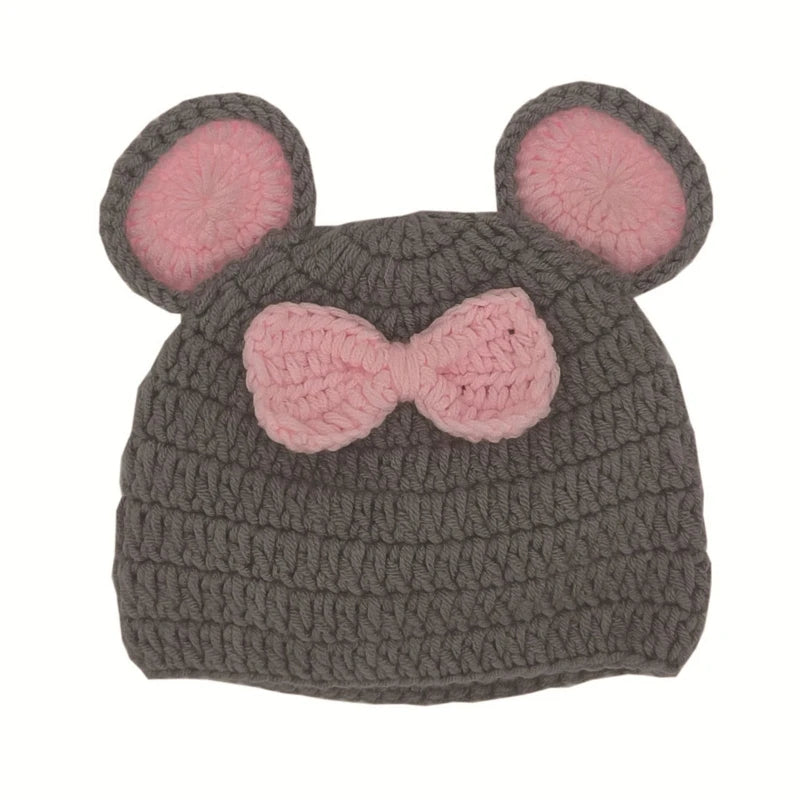 2 Pcs/Set Newborn Baby Knitted Mesh Tutu Skirts Hat