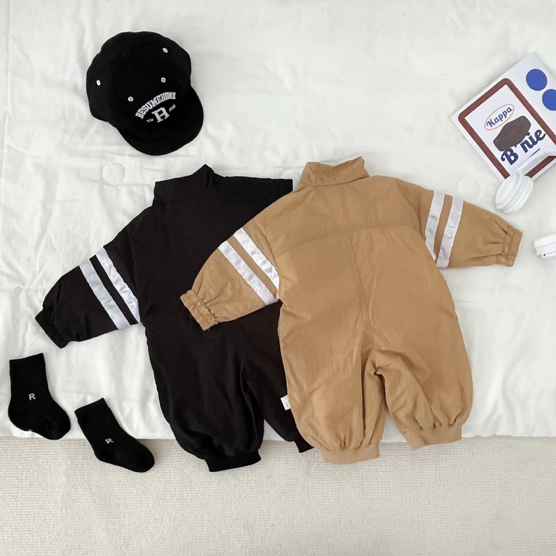 Korean Baby Boys Overalls Cotton Long Sleeve