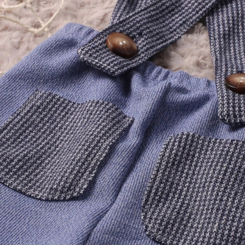 2pcs Baby Long Pants Vintage Hat Photo Romper