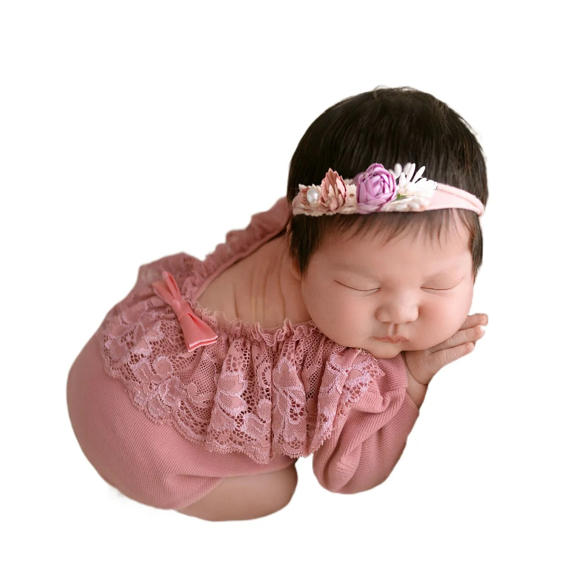 Newborn Baby Lace Bodysuit Photography Clothing Props