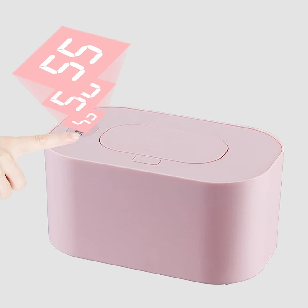 New Baby Wipe Warmer Heater Wet Towel Dispenser Napkin Heating Box