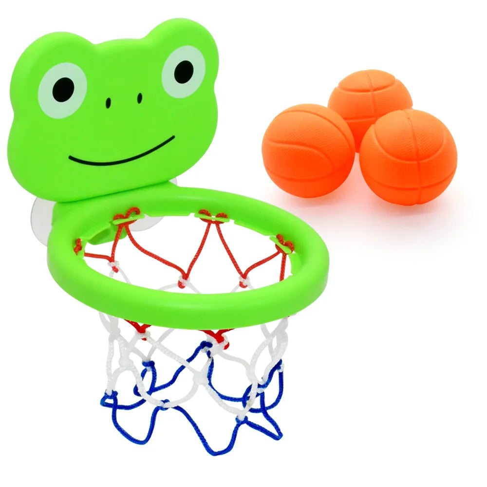 Baby Bath Toys Suction Cup Shooting Basketball Bathroom Toy