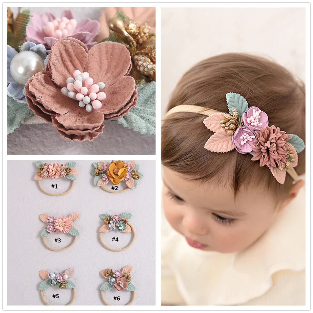 Baby Newborn Head Flower Toddler Florals Headwear